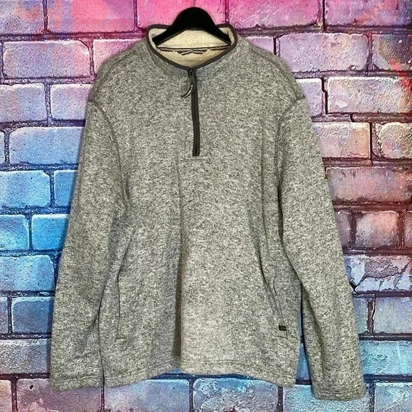 ORVIS Sweatshirt Parka Outdoor Jacket Men’s Gray XXL - Picture 1 of 8